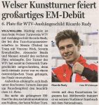Welser Kunstturner feiert großartiges EM-Debüt