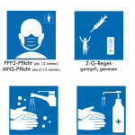 Aushang Hygienemaßnahmen