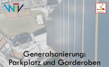 Generalsanierung: Parkplatz und Garderoben