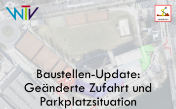 Baustellen-Update: Geänderte Zufahrt und Parkplatzsituation