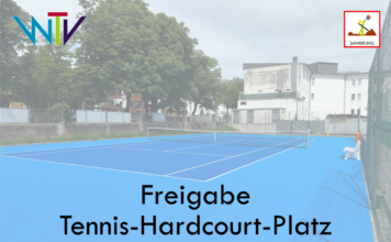 Freigabe Tennis-Hardcourt-Platz