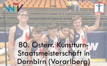 80. Österr. Kunstturn-Staatsmeisterschaft in Dornbirn (Vorarlberg)