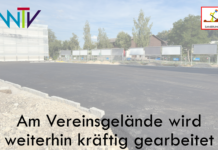 Am Vereinsgelände wird weiterhin kräftig gearbeitet